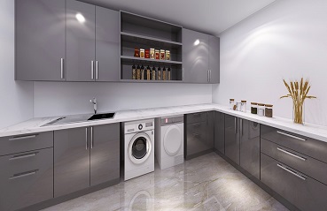 Modern Laundry Cabinet