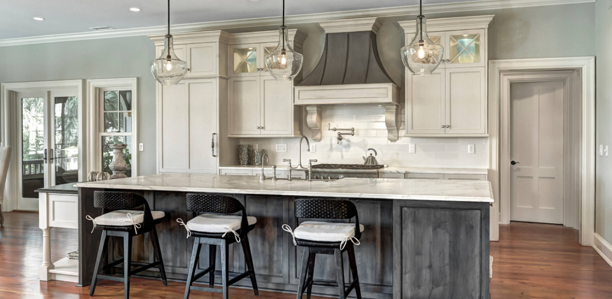 medium grey kitchen cabinets