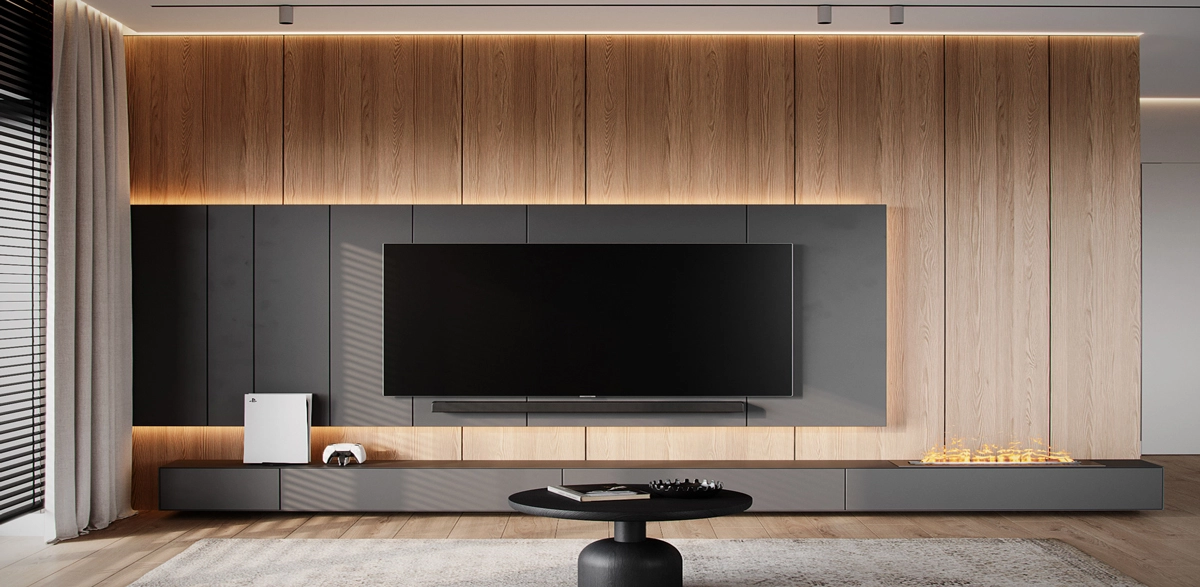 veneer tv stand